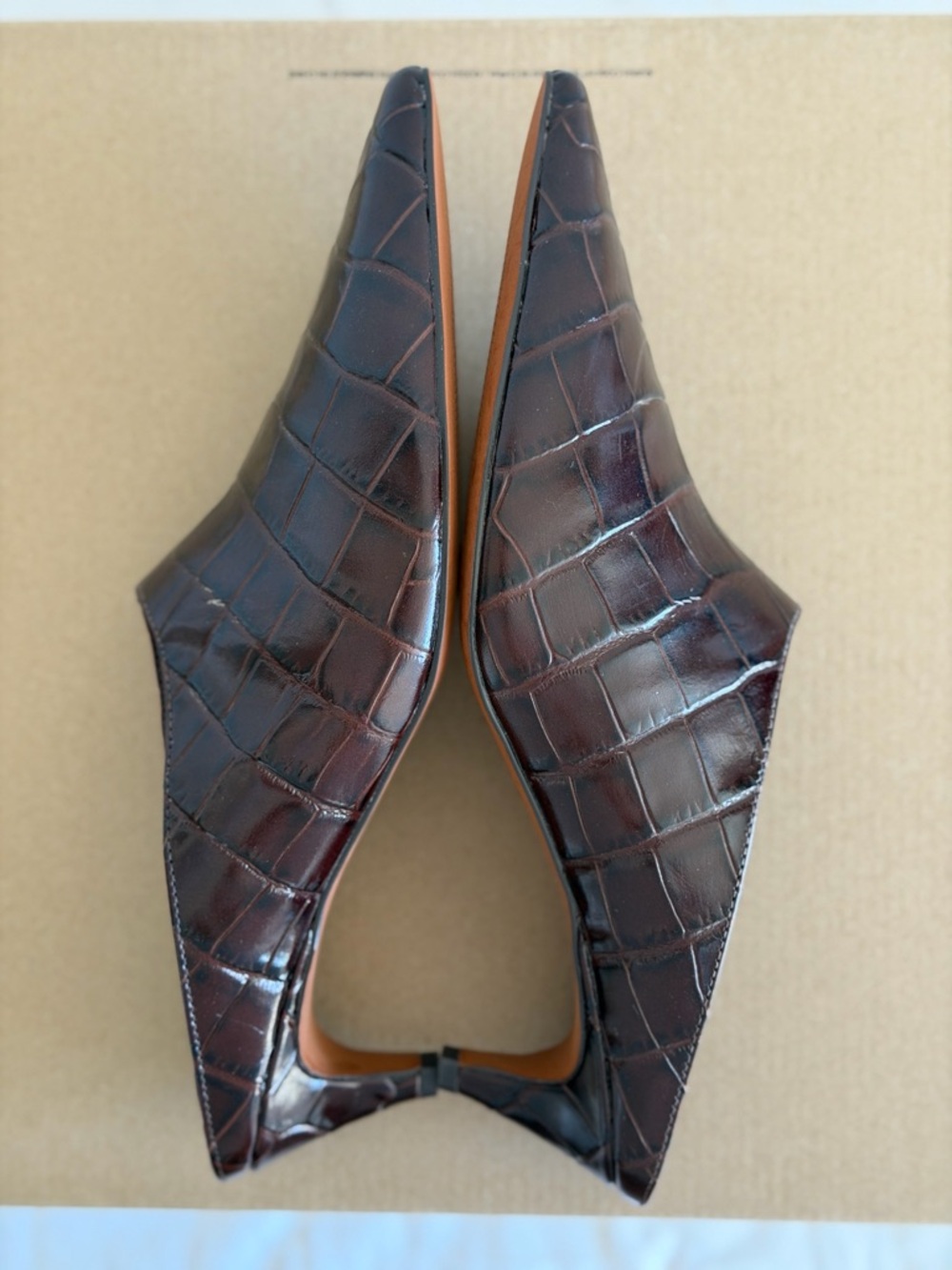Madewell The Emilie Heeled Mule in Chocolate Raisin, Size 9 - Picture 4 of 10